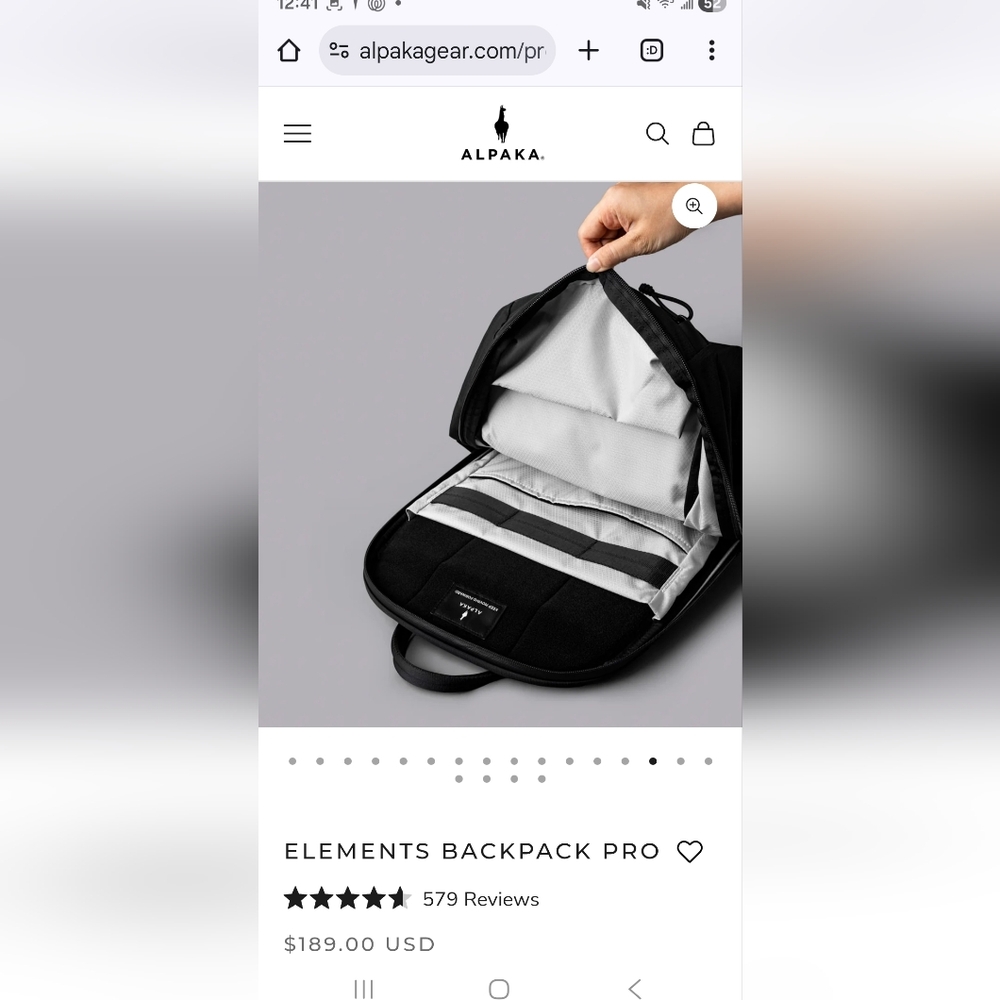 Alpaka Elements Backpack PRO NWT - image 10